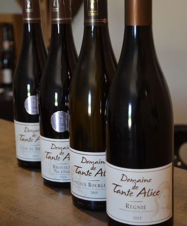 Domaine de Tante Alice : producteur de vins près de Beaujolais, Belleville & Villefranche-sur-Saône (69)